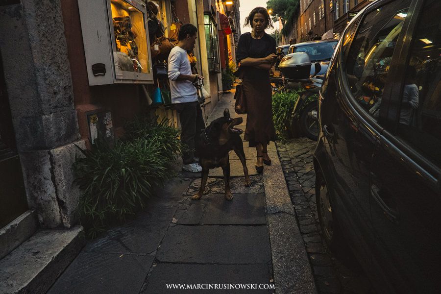 Roma, woman, dog, man, Marcin Rusinowski, photographer, Leica M9